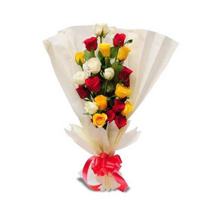 Vibrant Mix Roses Bouquet