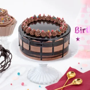 Gooey Chocolate Truffle Cake